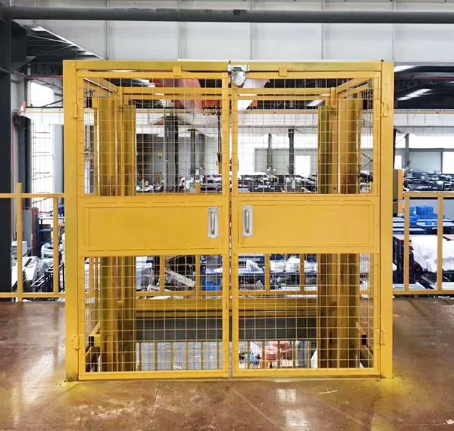 绍兴智能导轨式升降机亮相